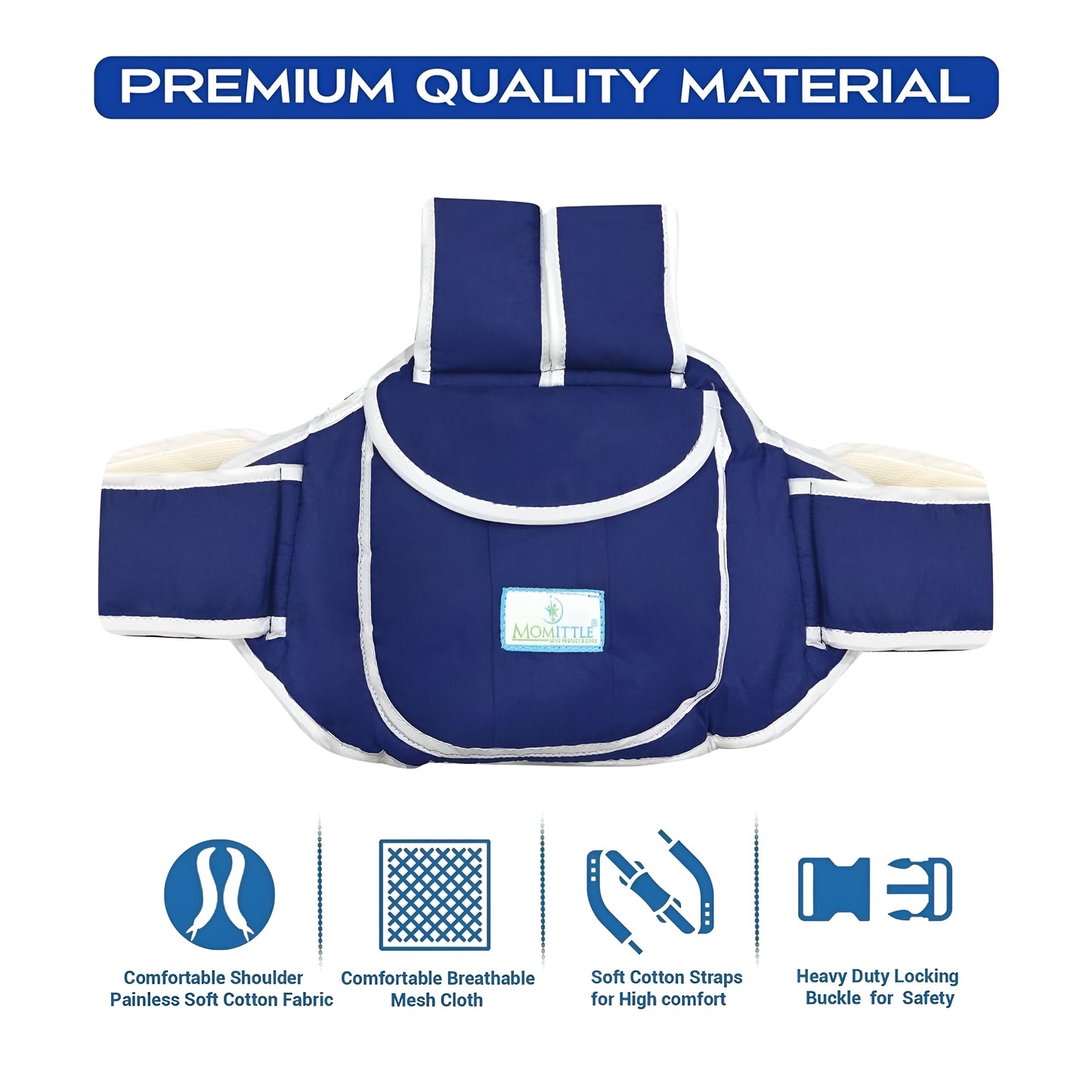 Baby Safety Belt for 2-Wheelers – Safe & Comfortable Ride for Kids