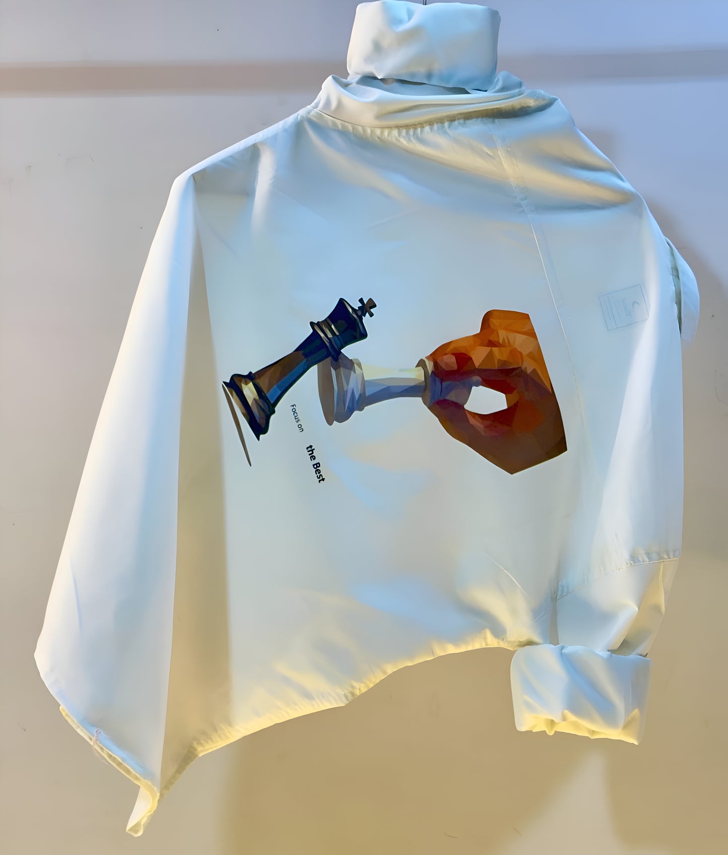 Men’s Regular Fit Chess Printed Casual Shirt | Stylish White Printed Shirt for Men